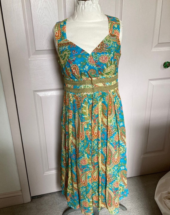 sundance paisley silk dress . sundance . vintage … - image 3