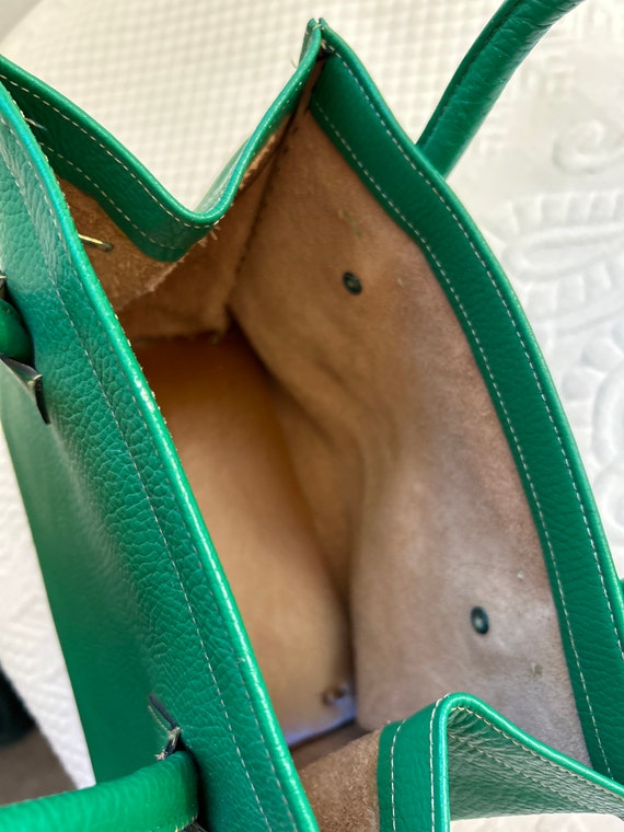 vintage Ronay hand bag . emerald green Ronay bag … - image 7