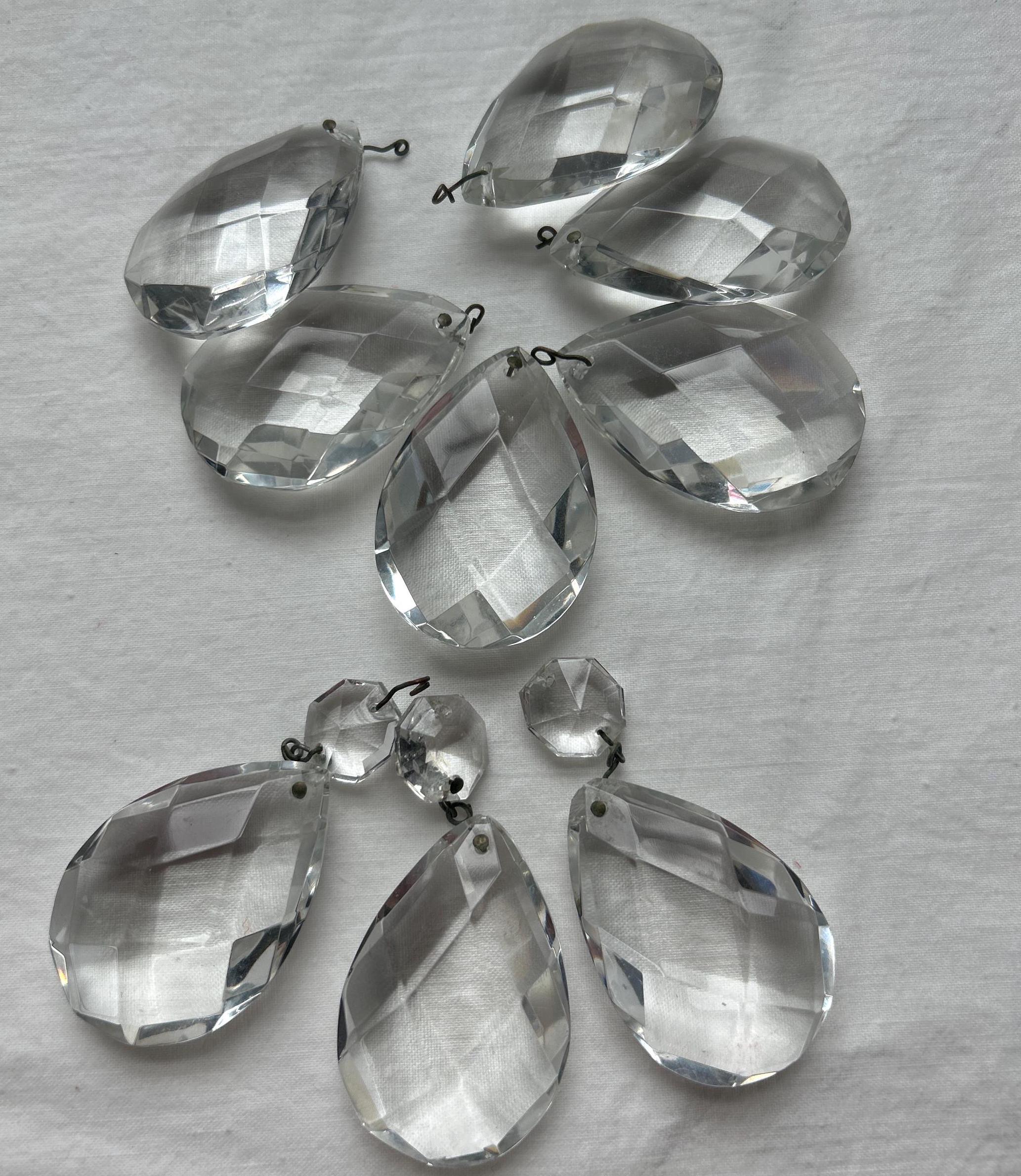 Lot De 20 Pendentifs En Cristal Transparents En Forme De Larme Pour Lustre, Guirlande De Rideaux Perles Ideal Pour Mariage Maison Decoration De Table Ou De Fete Bleu 86490761