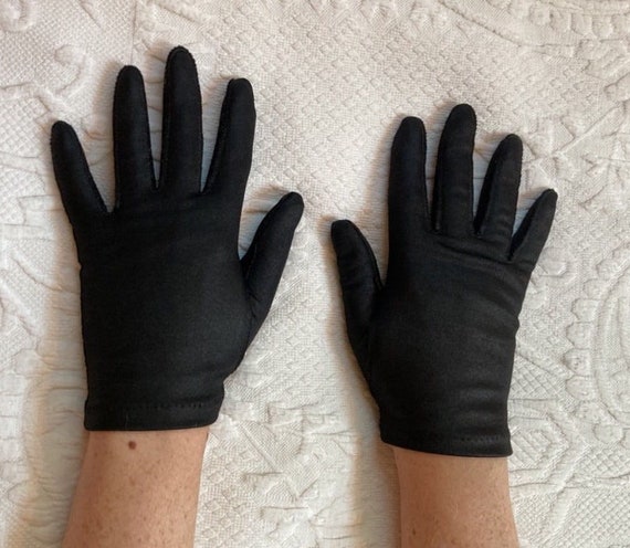 short black gloves . short black gloves . black n… - image 1