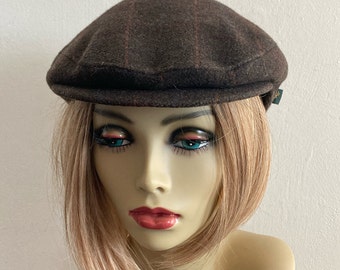 Vintage Mucros Irish Tweed Flat Cap - Made in Ireland