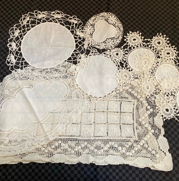 Irish linen deals doilies
