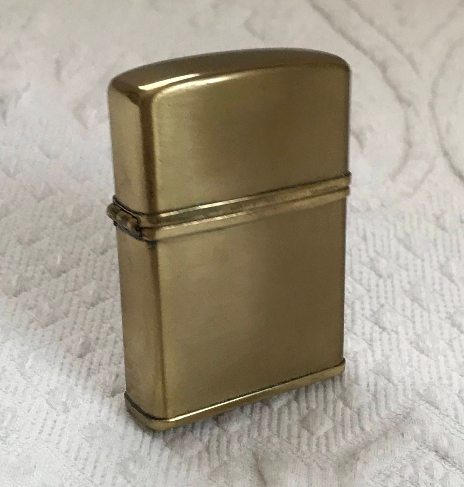 Lighter . Brushed Brass Lighter . Made in Japan . Brass Etsy