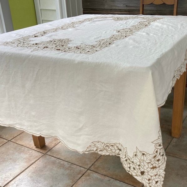 Victorian Tablecloth Etsy