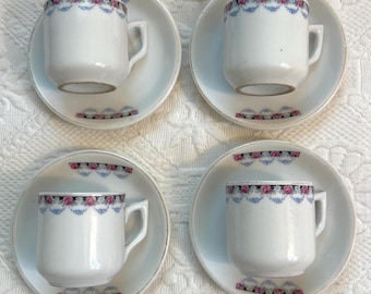conjunto demi tasse vintage. tazas de expreso
