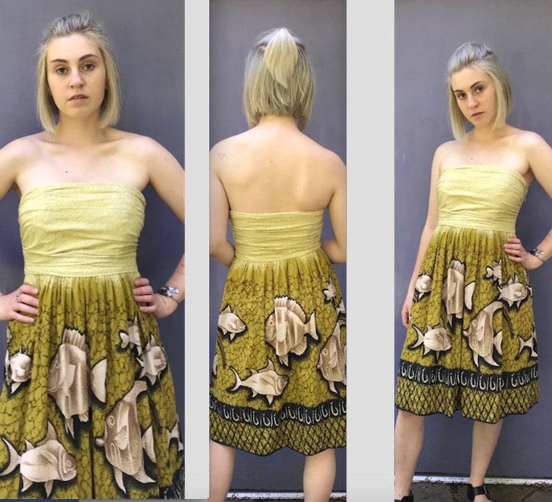 boned strapless dress