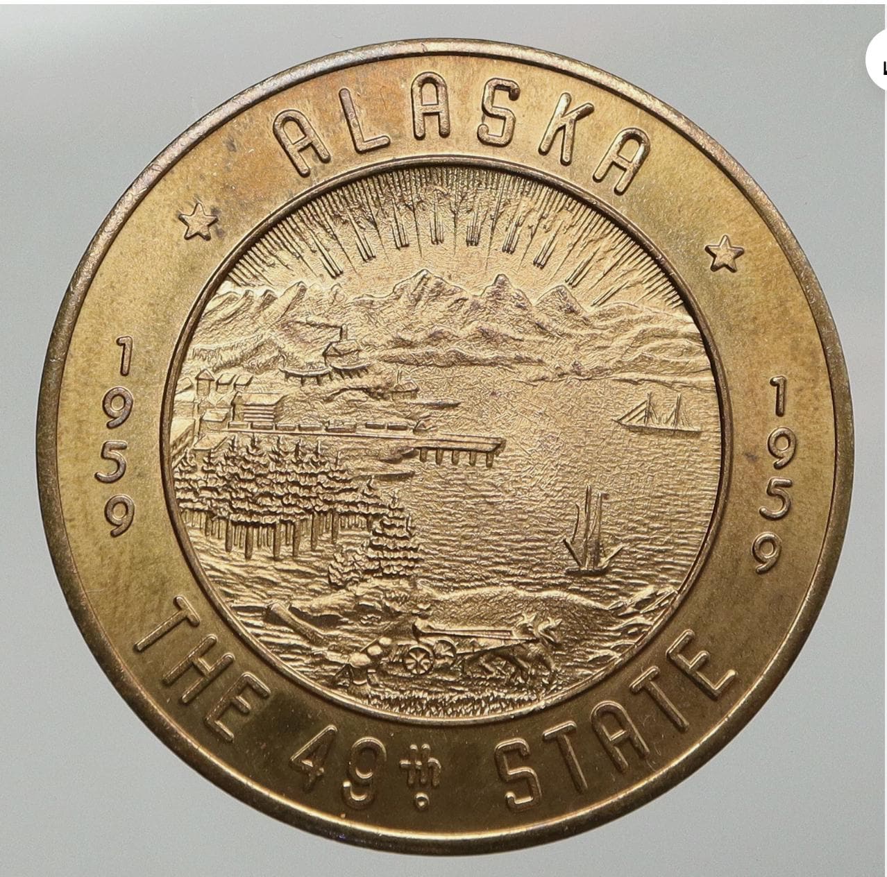 Alaska coin 1959 - Etsy 日本