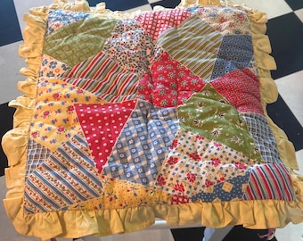 Cojín de asiento acolchado retro: cojín de silla con núcleo de cabaña de los años 70