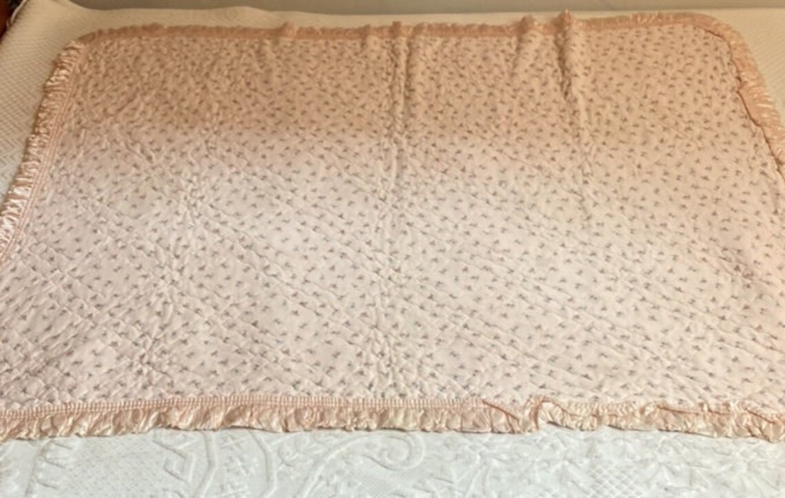 50s Baby Blanket . Baby Girl Quilt . Quiltex . Quiltex Baby Etsy