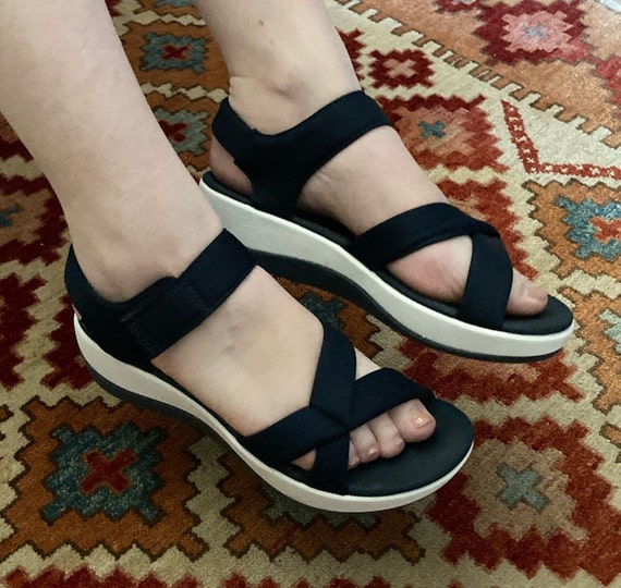 clark sandals cloud steppers