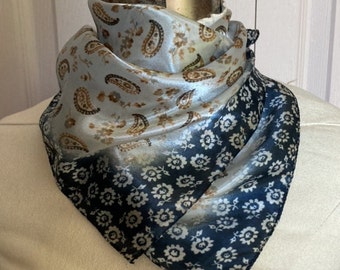 paisley bandana . polyester bandana . made in Italy . paisley scarf