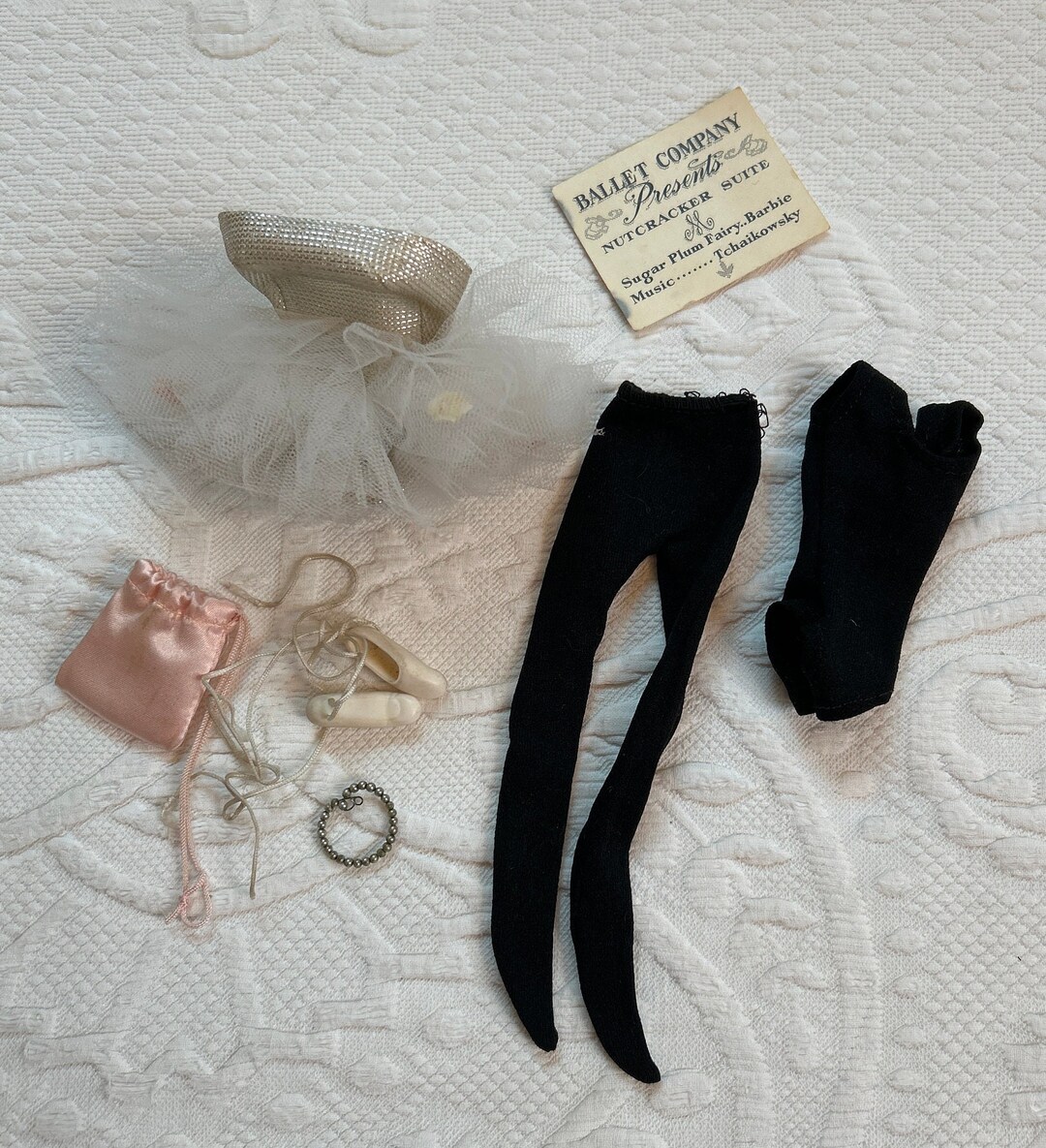 BARBIE AUTHENTIQUE TENUE Mattel BALLERINE #989 circa 1961/1965 -sans