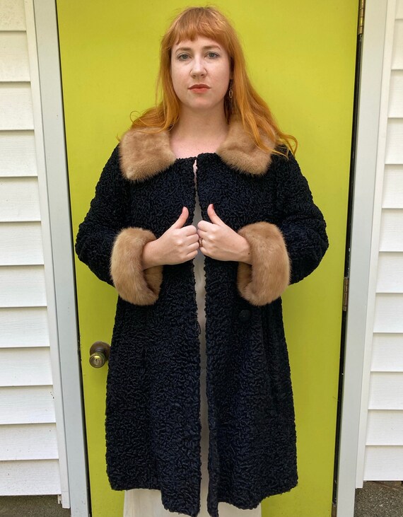 persian lamb coat plus size