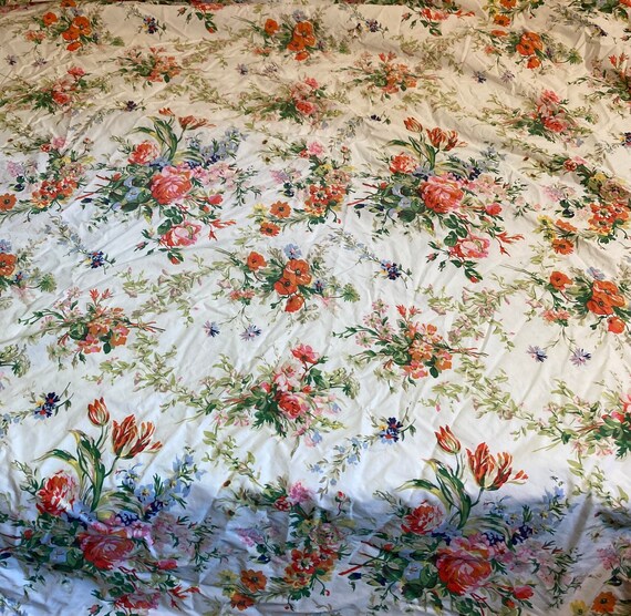 Ralph Lauren Twin Fitted Sheet . Ralph Lauren Sheet Floral Etsy