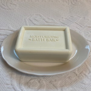 ironstone soapdish . ironstone . dinerware . Homer laughlin . small platter