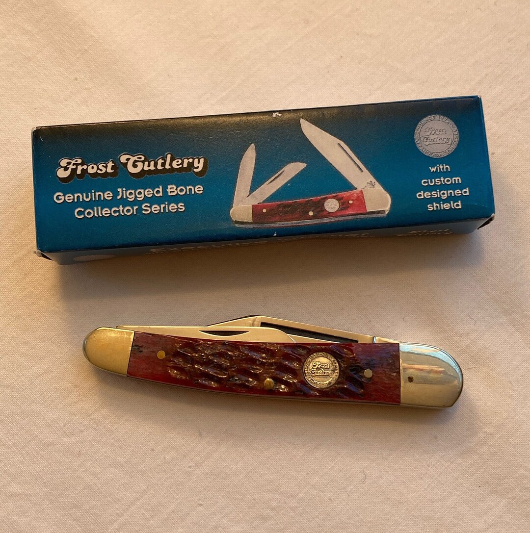 Pocket Knife . Frost Pocket Knife . Executive Whittler . Brown Bone