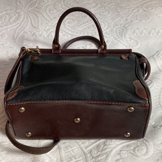 talabarteria satchel bag . black and brown . Braz… - image 3