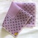 designer Hankie by Kimball . designer hankie . Kimball hankie . purple hankie . Kimball. flower hankie