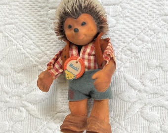vintage Steiff Igel: Macki Der Rundfunk Zeitung Hör Zu, 50er Jahre