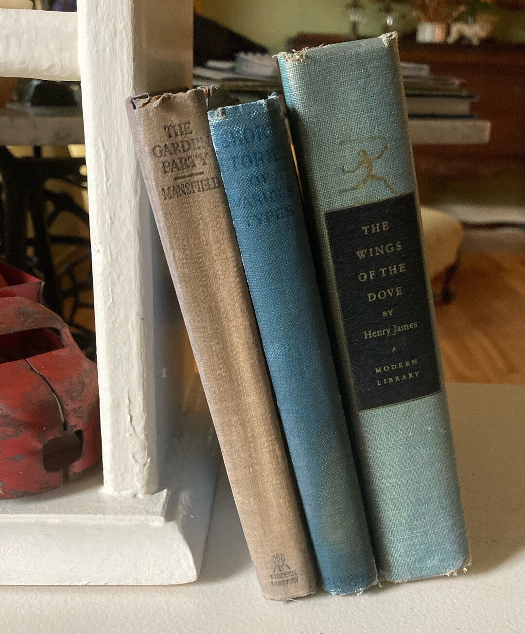 Antique Book Lot . 3 Blue Vintage Books . Blue Decorating Etsy