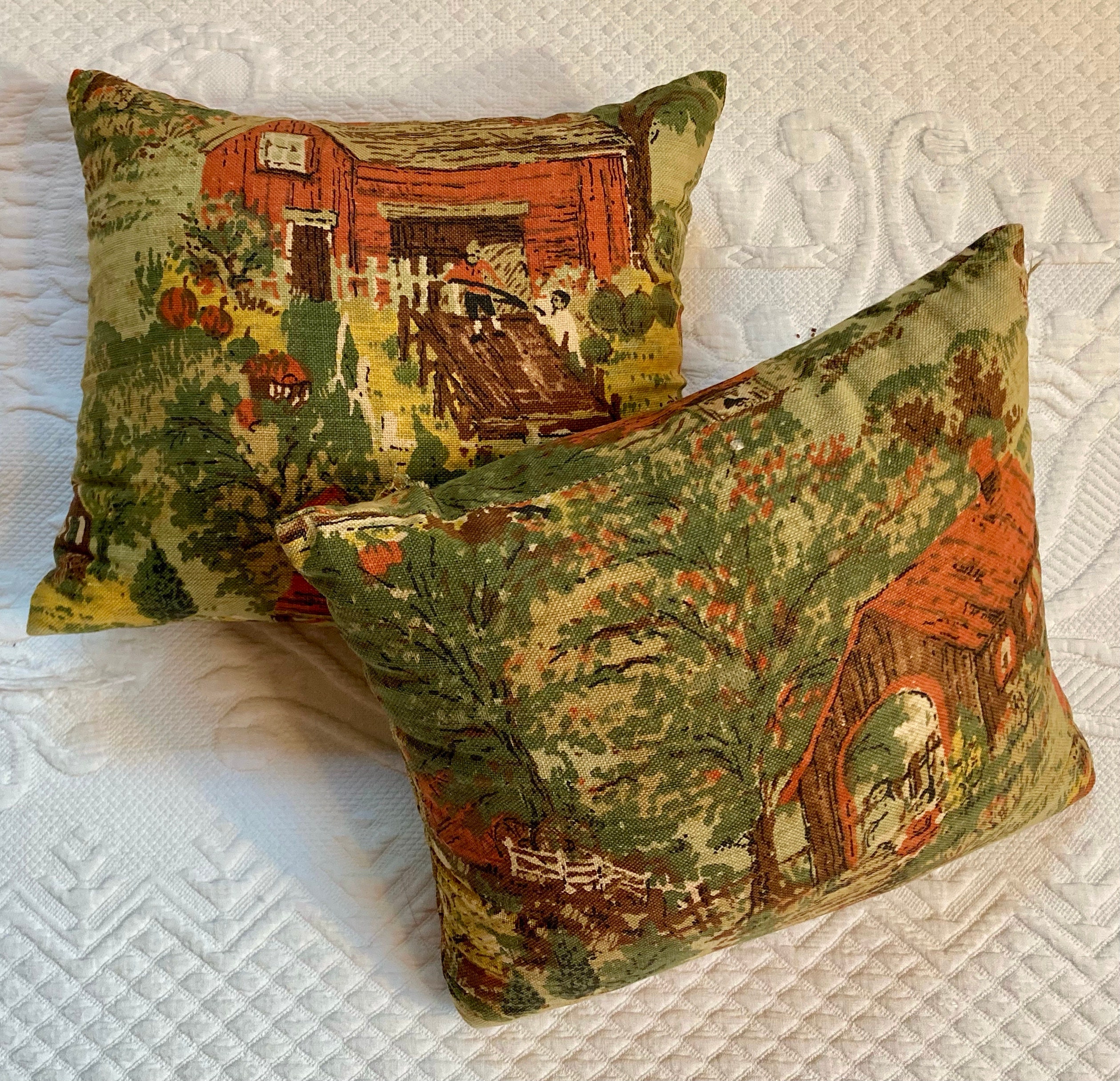 Pine needle cushions. little pillows Etsy