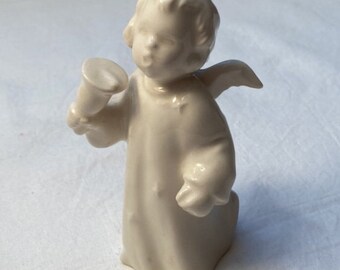 angel figurine .  bell swinger angel . goebel angel . made in W. Germany