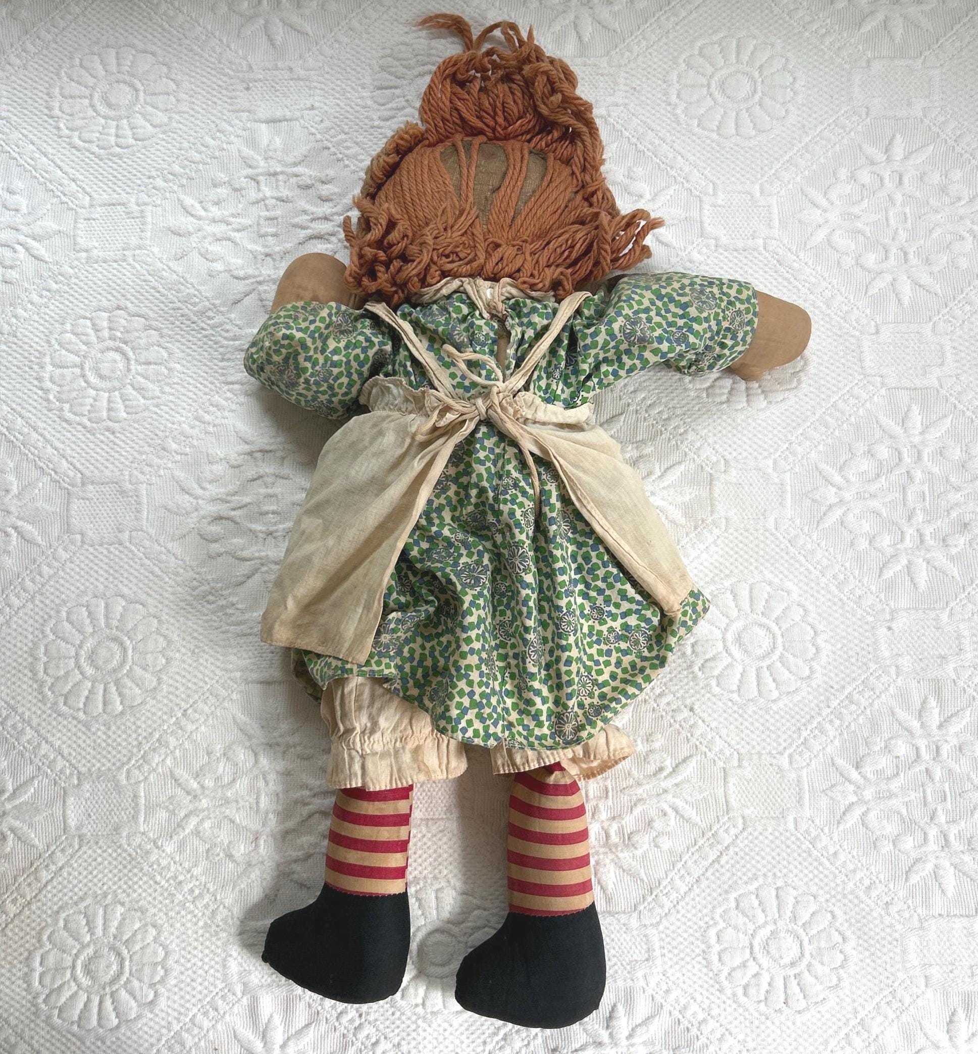 ヴィンテージ ラガディ・アン人形セット：1950年代の手作り装飾 - Etsy