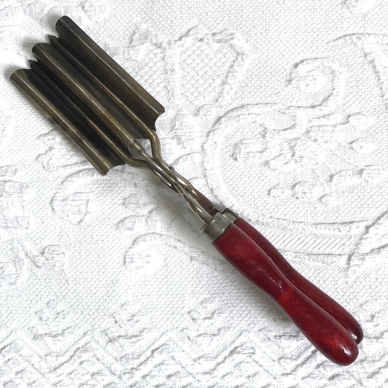 Hair Crimper Antique Hair Crimper Crimping Tongs Curling Etsy