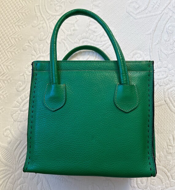 vintage Ronay hand bag . emerald green Ronay bag … - image 3