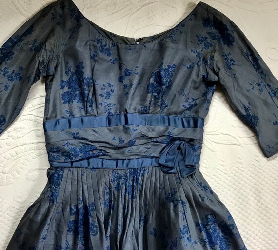 Abe Schrader Dress . 50s dress . 50s Summer Dres