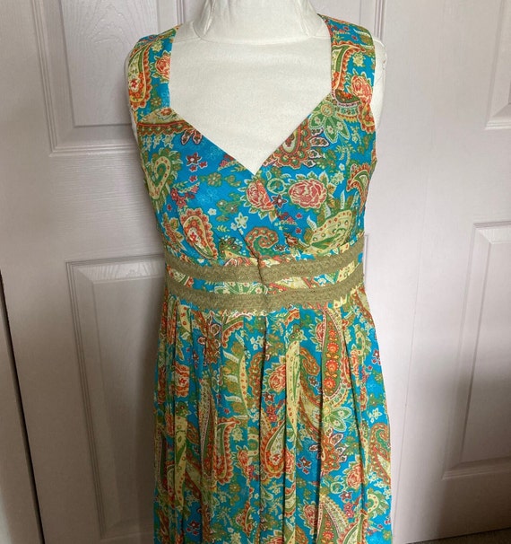 sundance paisley silk dress . sundance . vintage … - image 2