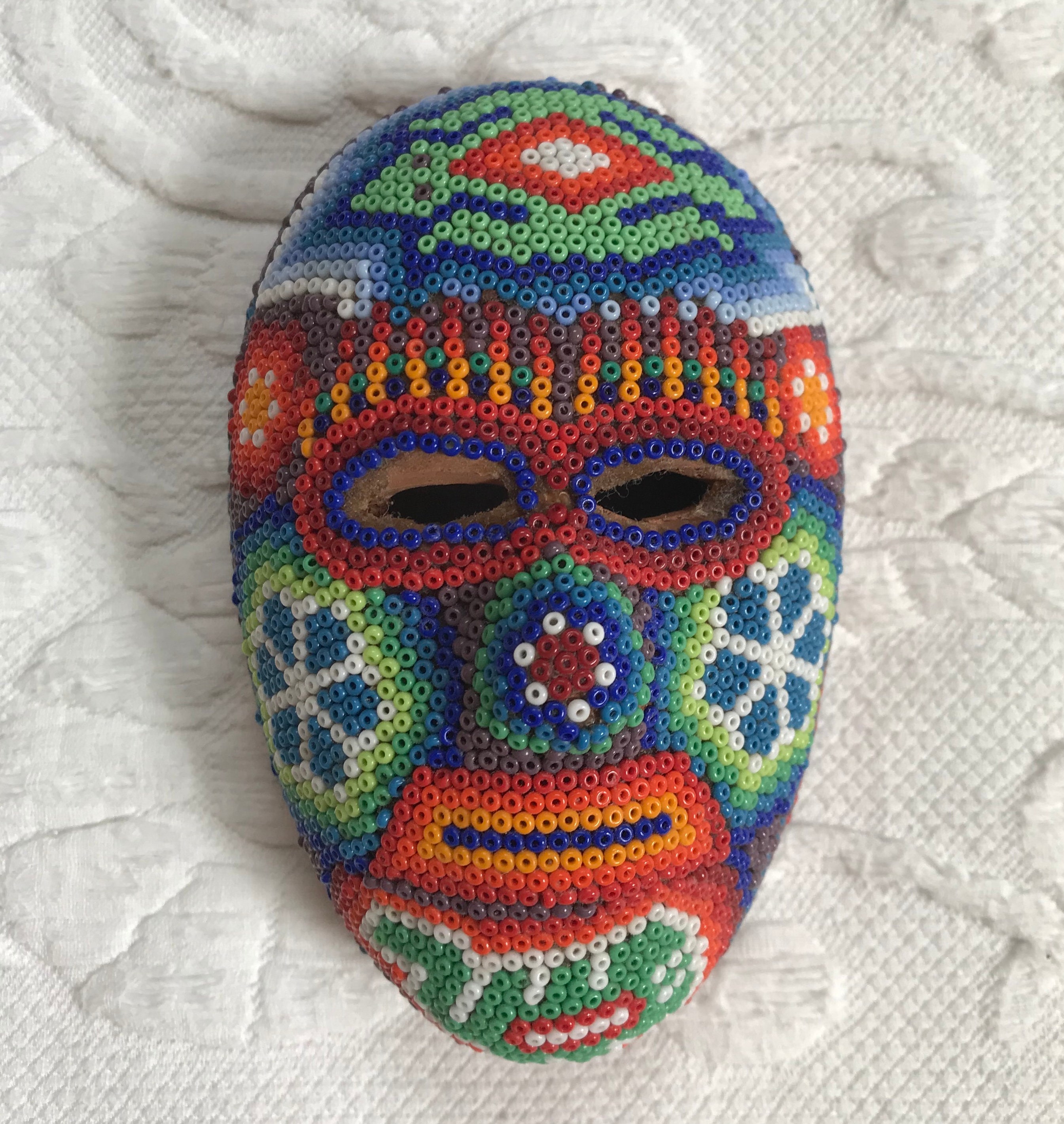 Mexican Mask Decorative Mask . Small Mask . Beaded Mexican - Etsy