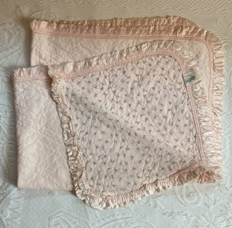 50s Baby Blanket . Baby Girl Quilt . Quiltex . Quiltex Baby Etsy