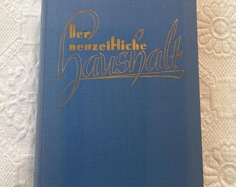 Vintage German Cookbook: 1955 Mid-Century Kitchen
