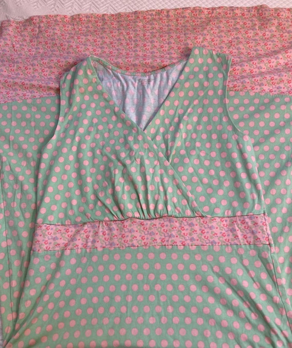 garnet hill cotton nightgown . polka dot nightgown