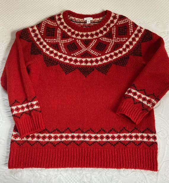Yoke Sweater . J.jill . J. Jill Sweater 