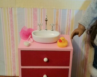 18 doll bathroom furniture
