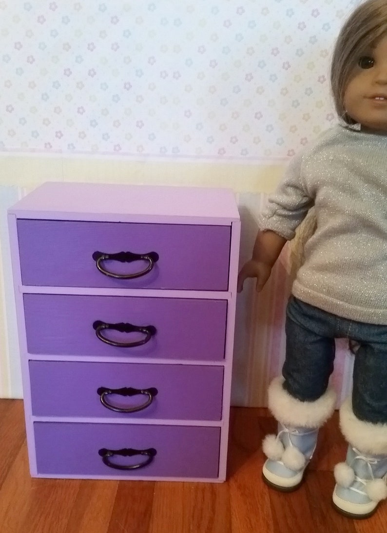 18 Inch Doll Dresser Drawers Clothes Storage 18 Doll Etsy