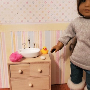 18 inch doll hotsell toilet and sink