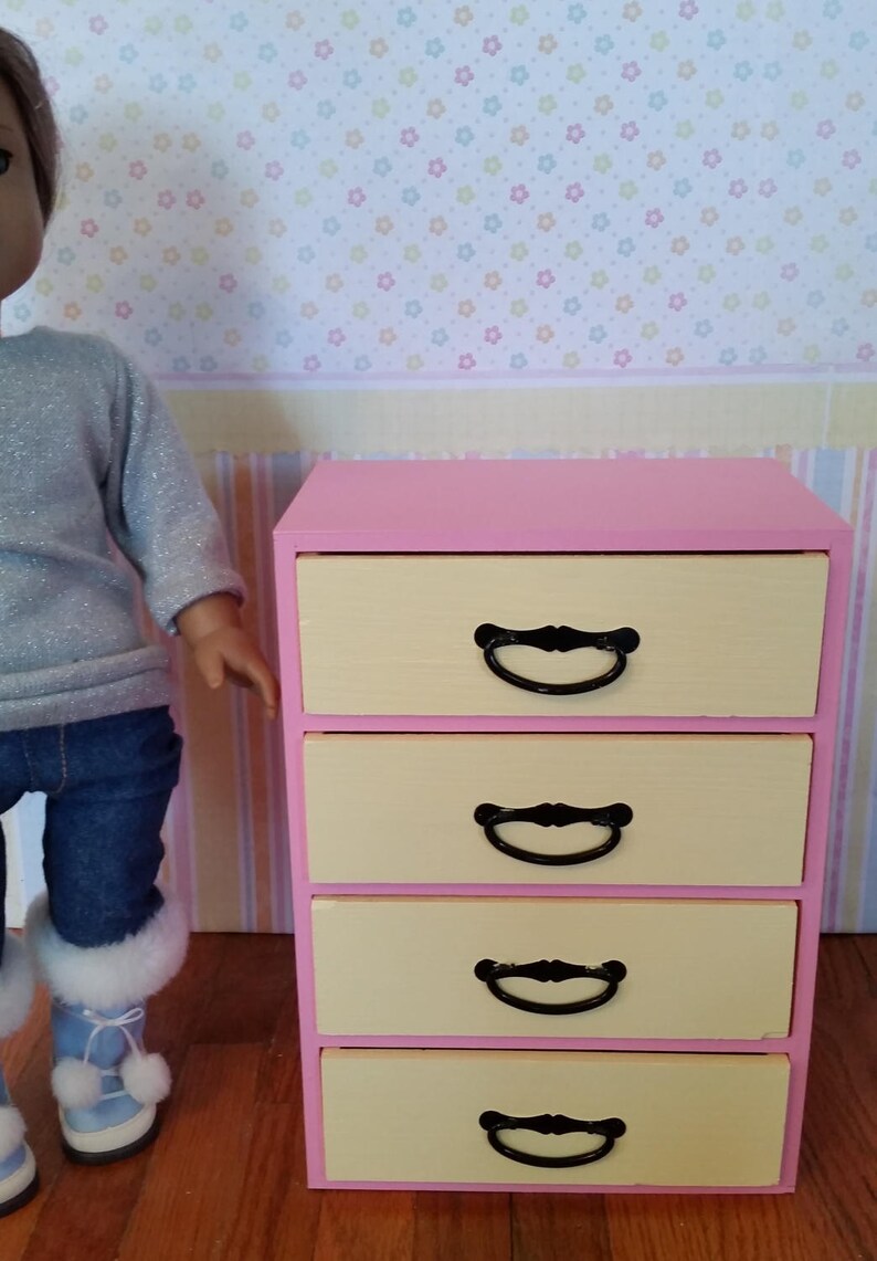 18 Inch Doll Dresser Drawers Clothes Storage 18 Doll Etsy