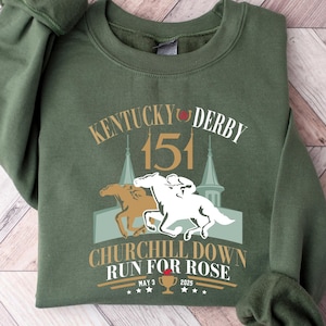 The Kentucky Derby 2025 Shirt, 151th Kentucky Horse Racing Gift, Churchill Downs, Horse Racing Lover Shirt, Run For The Roses Tee