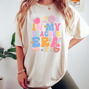 In My Teacher Era Shirt, Funny Teacher Shirt, Personalized Teacher Era Shirt,Teacher Appreciation Gift, Back To School Shirt,Custom Name Tee