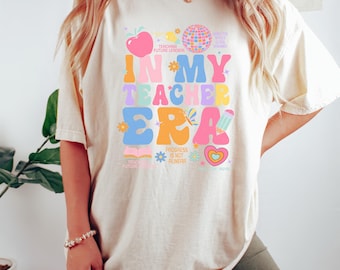 In My Teacher Era Shirt, Funny Teacher Shirt, Personalized Teacher Era Shirt,Teacher Appreciation Gift, Back To School Shirt,Custom Name Tee
