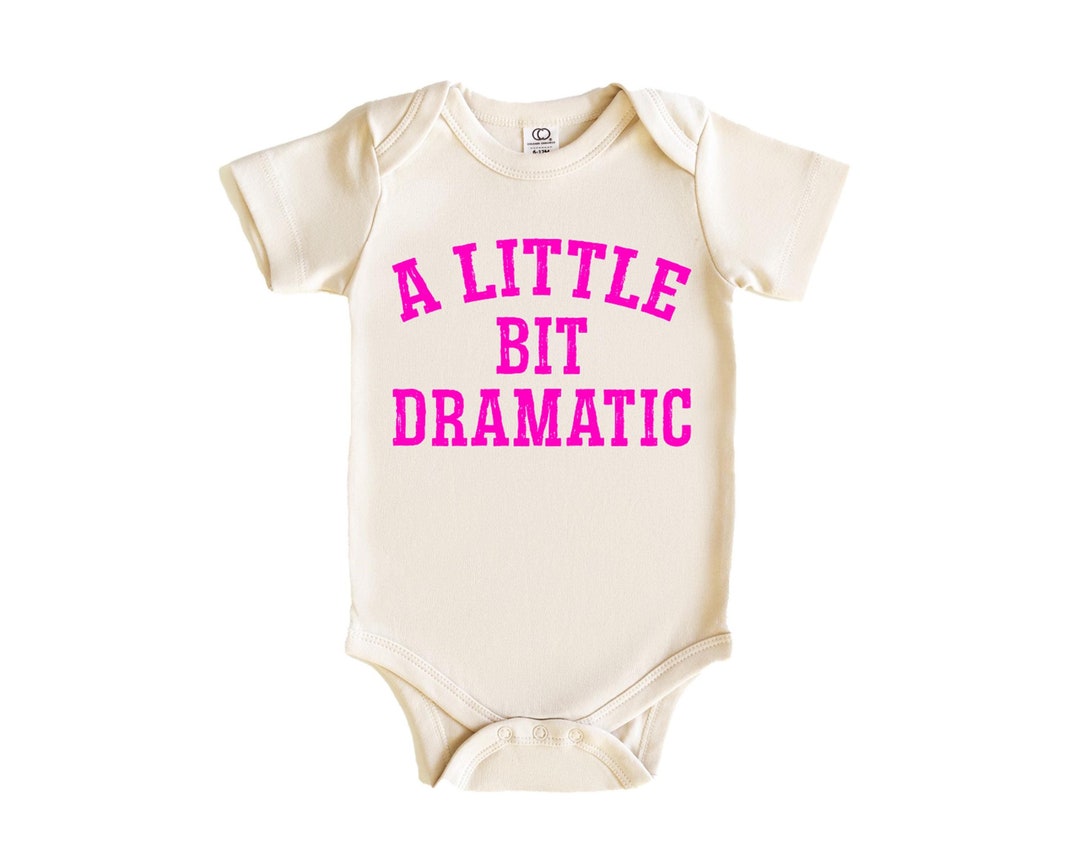 A Little Bit Dramatic Kids Sweat, A Little Bit Kids Shirt, Minimal