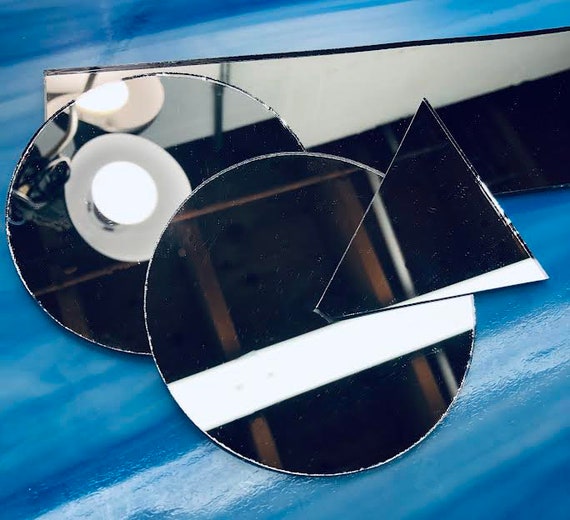 Round Mirror 17, 18, 19 Custom Cut, Replacement Mirror, VTG Mirror Repair 