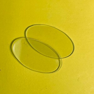 Oval Glass, 9", 9 1/4", 9 3/4", 10", 10 1/2", 10 7/8", 11", 11 1/4", 11 3/4", 12 1/2” High - Custom Cut, Replacement Glass