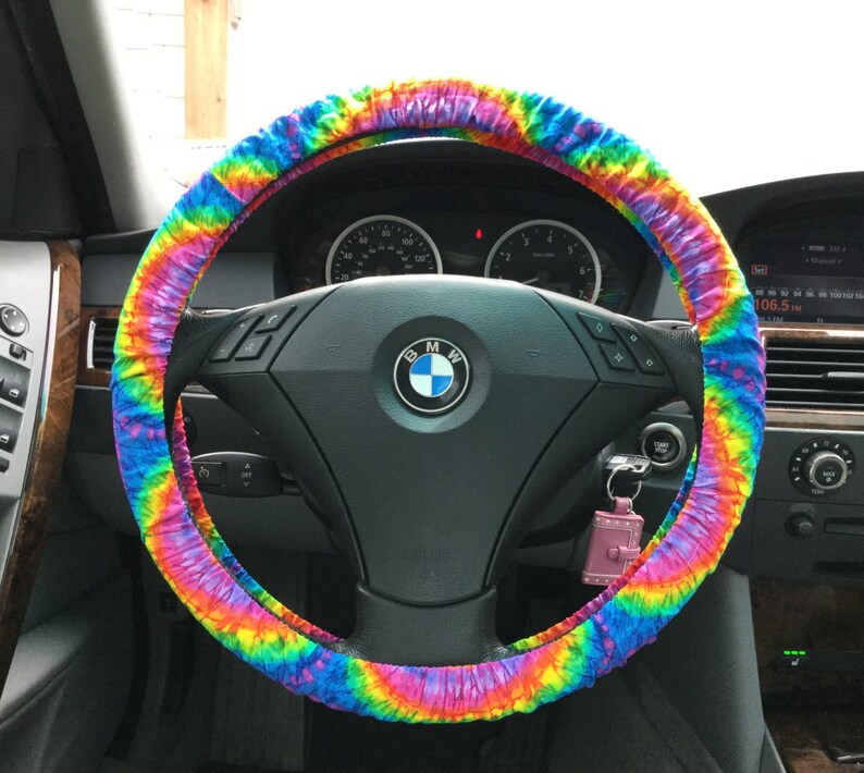 WASHABLE...Tie Dye Steering Wheel Cover Etsy