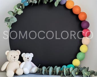 Regenbogen Babys Digitale Baby Ankündigung PNG |Individualisierbar mit Neugeborenen Details | Geburtsankündigung zum Ausdrucken |