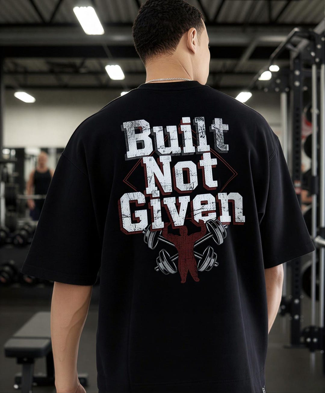 Musculation Shirts T-shirt Musculation Built Not Given Oversize Pump Cover Gym Fitness ...