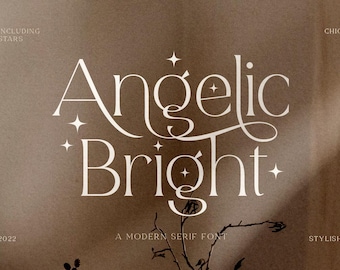Angelic Bright Serifフォント：モダンでエレガントな書体